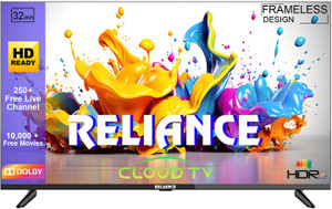Reliance 80 cm (32 inch) HD Ready LED Smart Android TV 2025 Edition with Cloud Base TV