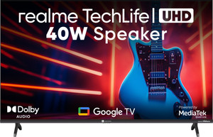 realme TechLife CineSonic 109 cm (43 inch) Ultra HD (4K) LED Smart Google TV