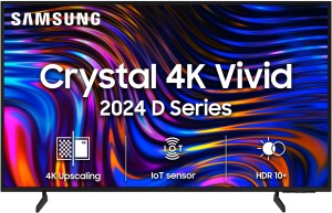 SAMSUNG Crystal 4K Vivid 138 cm (55 inch) Ultra HD (4K) LED Smart Tizen TV 2024 Edition