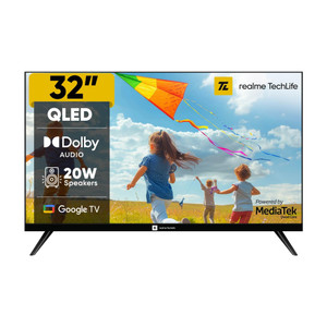 realme TechLife 80 cm (32 inch) QLED HD Ready Smart Google TV 2026 Edition
