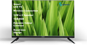 Samtonic 80 cm (32 inch) HD Ready LED Smart Android TV with Voice Remote (Black)