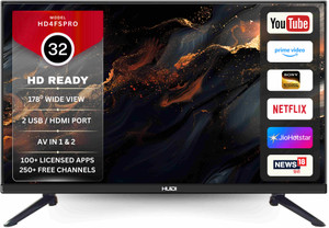 HUIDI 80 cm (32 Inch) HD Ready LED Smart Android Based TV with Game Mode