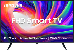 Samsung 108 cm (43 inch) Full HD LED Smart Tizen TV with HDR | PurColor | Dolby Digital Plus | Hyper Real Picture Engine | Triple Protection | SmartThings App Support | TV Key | Connect Share(HDD) | ConnectShare(USB 2.0)