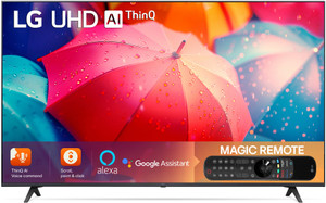 LG UQ8020 108 cm (43 inch) Ultra HD (4K) LED Smart WebOS TV with ThinQ AI, Filmmaker Mode & Magic Remote Control