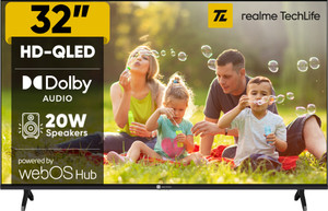 realme TechLife 80 cm (32 inch) QLED HD Ready Smart WebOS TV 2026 Edition