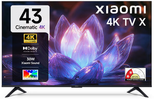 XIAOMI X Series 108 cm (43 inch) Ultra HD (4K) LED Smart Google TV with Dolby Vision | HDR 10 | 30W Dolby Audio | Xiaomi Sound | Film-maker Mode | Mi TV