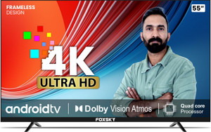 Foxsky 139 cm (55 inch) Ultra HD (4K) LED Smart Android TV