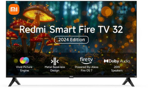 REDMI 80 cm (32 inch) HD Ready 3D LED Smart Fire TV with Fire OS 7 | Supported Apps: Video | Netflix