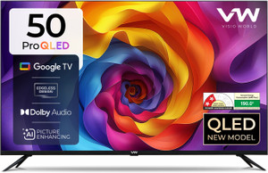 VW 126 cm (50 inch) QLED Ultra HD (4K) Smart Google TV 2025 Edition