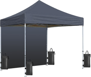 Ab Sab 6.5x6.5 ft Black Gazebo Tent - Image 6