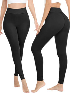 JMT Wear Fleece Lined Leggings Women Thick High Waisted Winter Warm Leggings Women Pyjama Thermal