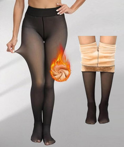 MOLASUS Women Thermal Leg Pants Fleece Tights Winter Warm Leggings Women Pyjama Thermal Women Pyjama Thermal