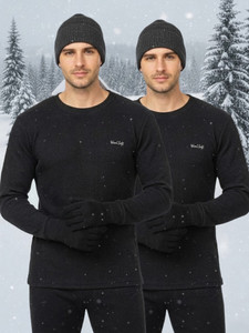 Woolsoft Tbc Body Warmer Quilted Full Sleeve Upper 2PC Men Top Thermal