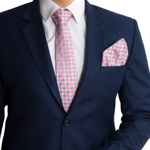 To The Nines Checkered Tie