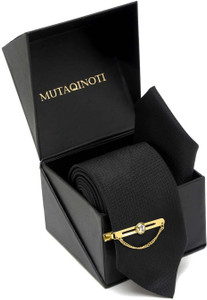 MUTAQINOTI Silk Tie Pin Set
