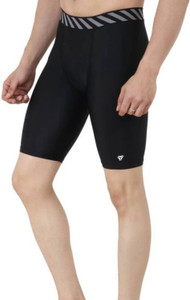 Kyk Solid Men Black Tights