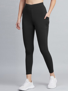 BLINKIN Solid Women Black Tights