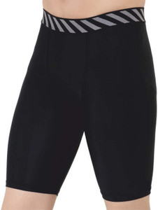 never lose Solid Men Black Tights