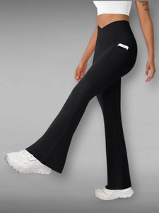 IMPERATIVE Solid Women Black Tights