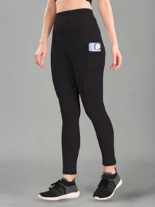 Kashikey creation Solid Women Black Tights
