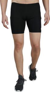 TroopLine Solid Men Black Tights