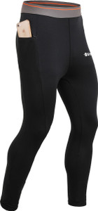 GYMIFIC Solid, Color Block Men Black, Grey Tights