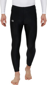 Sportinger Solid Men Black Tights