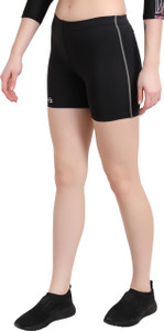 Sportinger Solid Women Black Tights
