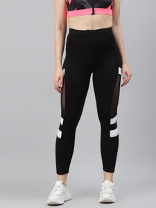 BLINKIN Solid Women Black Tights