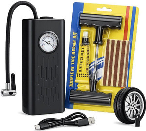 ROX 150 psi USB Rechargeable Tyre Air Pump - Image 6
