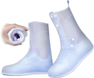 TRK IMPEX 10 inch Waterproof Silicone Rain Shoe Cover Rain Boots