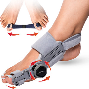 AGEasy Orthopedic Toe Straightener Bunion Corrector with Adjustable Rotating Knob
