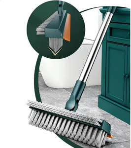 Joynest 180° Rotate Toilet Floor Scrub Multi-Purpose Home Cleaning Plastic Wet and Dry Brush
