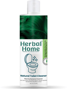 Herbal Home Disinfectant Toilet Bowl Cleaner Kills 99.9% Germs | Skin Safe, Baby Safe Mint Liquid Toilet Cleaner