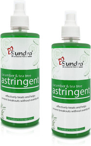 Sundra Secret Herbal Cucumber & Tea Tree Astringent Treats And Prevent Breakout Without Overdrying Men & Women 1000 ml