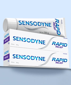 SENSODYNE Rapid Relief Sensitive Toothpaste Combo 2 x 120g Toothpaste