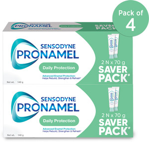 Sensodyne Pronamel Enamel Care paste with Cavity Protection & Fresh Breath Daily Protection 4x70g Toothpaste