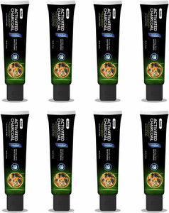 Jagat Devsutra Dr. Trusted Ayurvedic HERBAL Activated Charcoal Toothpaste for Teeth Whitening - 100% Natural Formula with Mint Flavour, No Fluoride & Artificial Colours Toothpaste