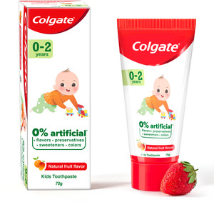 Colgate Kids (0-2 years) Natural Fruit Flavour Toothpaste