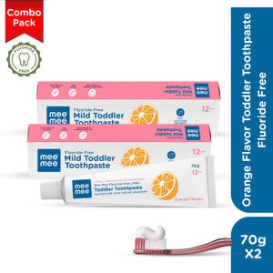 MeeMee Fluoride-Free Orange Flavor Toothpaste