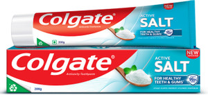 Colgate Active Salt Toothpaste with Salt and Mint, Daily Germ Protection (Combo Pack) Toothpaste