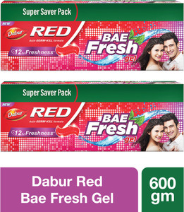 Dabur Red Bae Fresh Gel Fights Bad Breath, Cavity Germs & Plaque 12hr Freshness Toothpaste