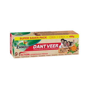 ZANDU Dantveer Irimedadi Oil 9-in-1 Protection Toothpaste 400 g - Image 6