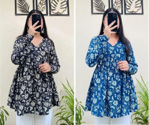 BIBHATSU Casual Floral Print Women Multicolor Top