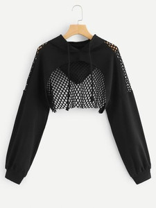 Talitha Fashion Casual Solid Women Black Top
