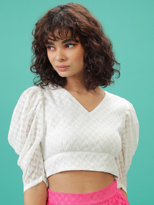 Tokyo Talkies Casual Solid Women White Top