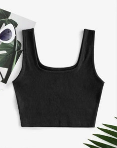 Ddaspration Casual Solid Women Black Top