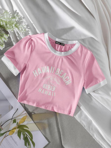 Saigarments Party Printed Women Pink Top