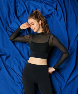 Utkarsh Casual Solid Women Black Top