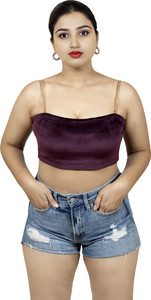 eroplay Casual Solid Women Maroon Top